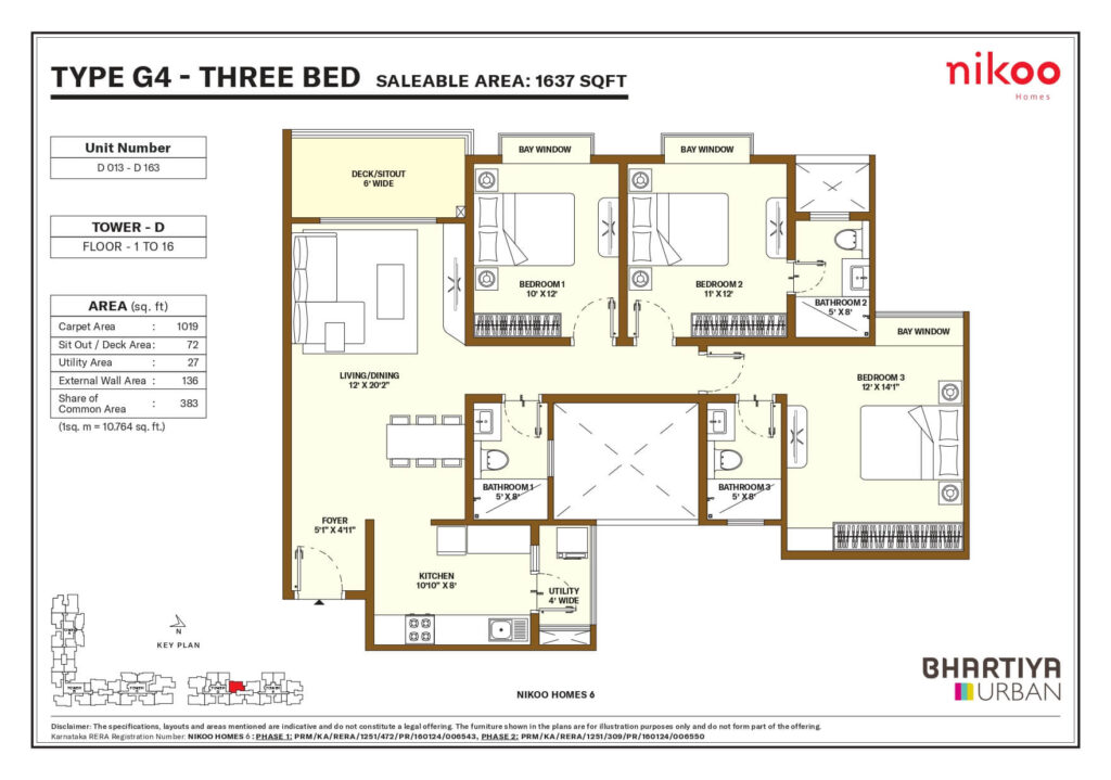 Nikoo Homes 6 Floor Plan14