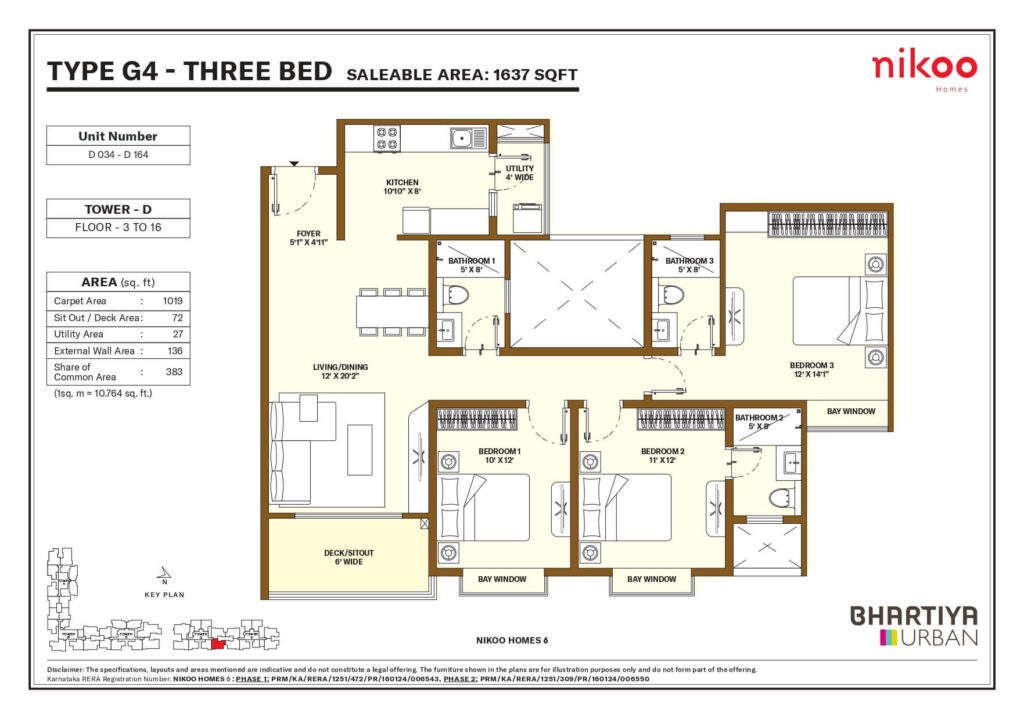 Nikoo Homes 6 Floor Plan15