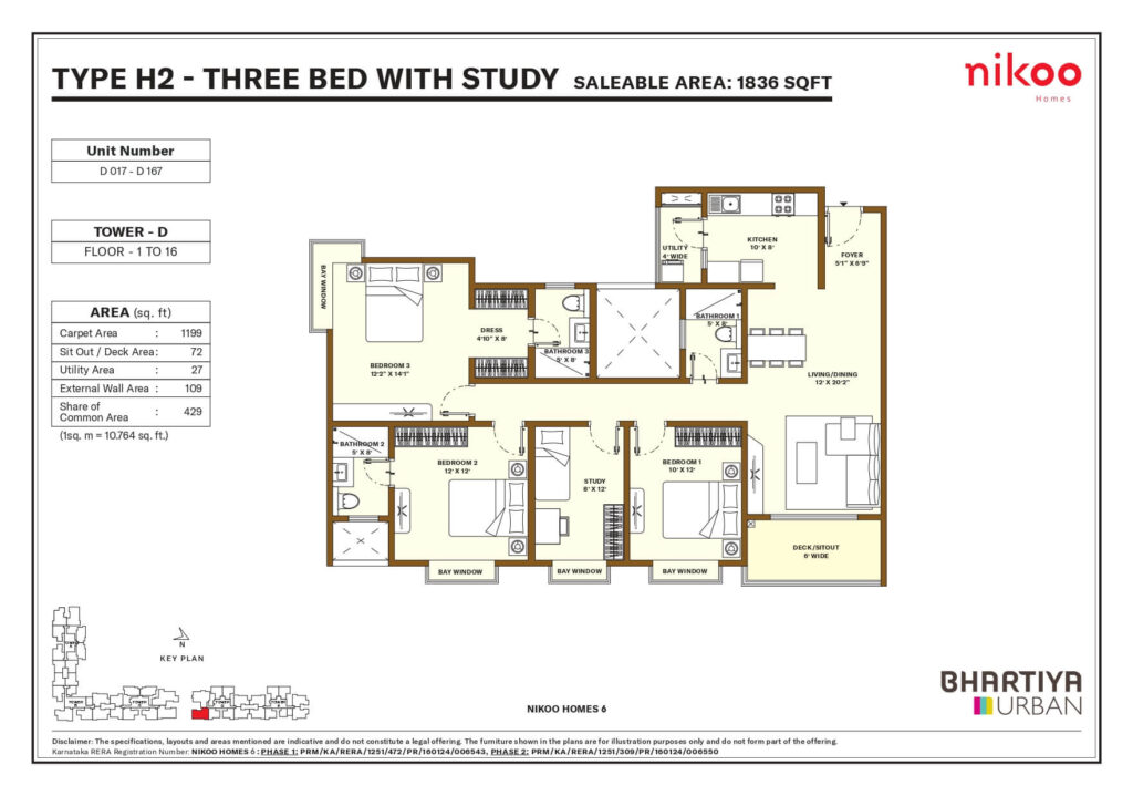 Nikoo Homes 6 Floor Plan16