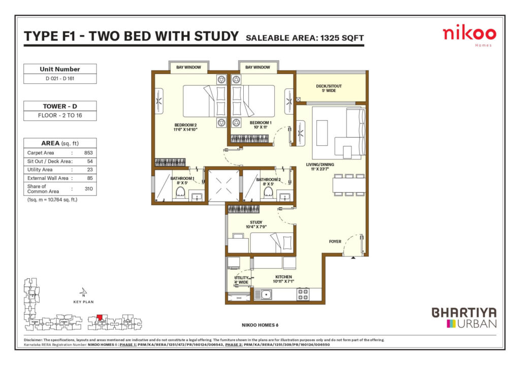 Nikoo Homes 6 Floor Plan6
