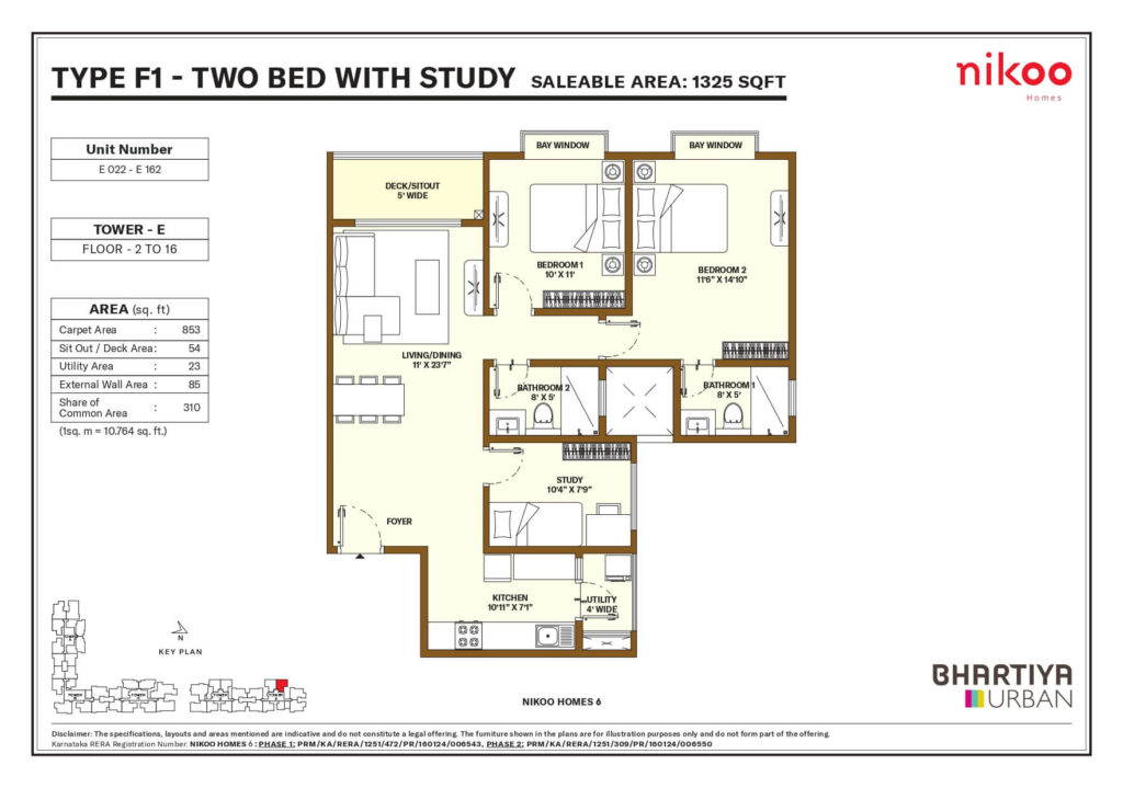 Nikoo Homes 6 Floor Plan9